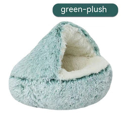 Cuccia per Gatti Semichiusa Quattro Stagioni Universale Guscio a Conchiglia Nido per Cuccioli Piccoli Forniture Invernali per Animali Domestici