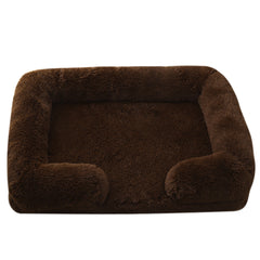 Cuccia Rotonda in Peluche per Cani Invernale
