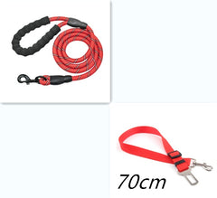 Guinzaglio Riflettente per Cani, in Nylon, per Cani di Taglia Piccola, Media e Grande, per Passeggiate e Addestramento, Accessori per Animali Domestici
