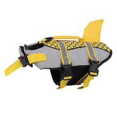 Giacca di salvataggio per cani da nuoto, gilet, vestiti, giubbotto di salvataggio, collare, pettorina, animali domestici, nuoto, costumi da bagno estivi, squame di squalo, prodotti per animali domestici