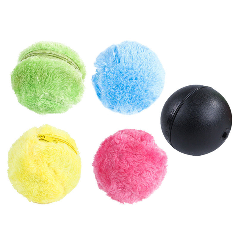 Palla Giocattolo di Peluche Elettrica Interattiva per Gatti, Cani e Orsetti, per Alleviare lo Stress
