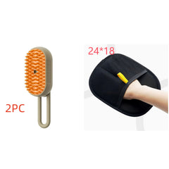 Spazzola a vapore per gatti Spazzola a vapore per cani 3 in 1 Spazzole elettriche spray per peli di gatti per massaggio Pettine per toelettatura animali Pettini per la rimozione dei peli Prodotti per animali domestici
