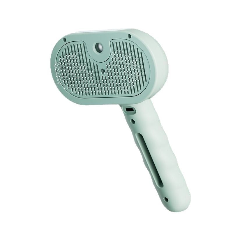 Pettine spray per animali domestici Rimuovi peli di animali domestici Spazzola per la pulizia Strumenti per la toelettatura di cani e gatti Pettine umidificatore con nebulizzatore d'acqua Forniture per animali domestici