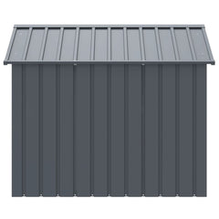 Doghouse with Roof Anthracite 117x153x123cm Galvanized Steel
