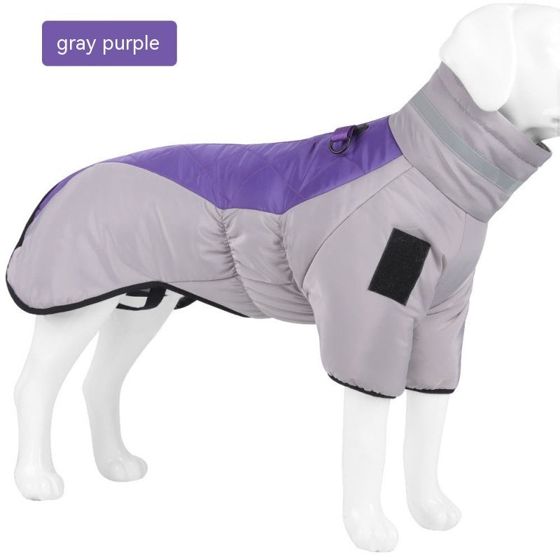 Nuovo cappotto invernale per cani, vestiti impermeabili per animali domestici di taglia media e grande, gilet caldo e spesso per cani, giacca personalizzata per Labrador