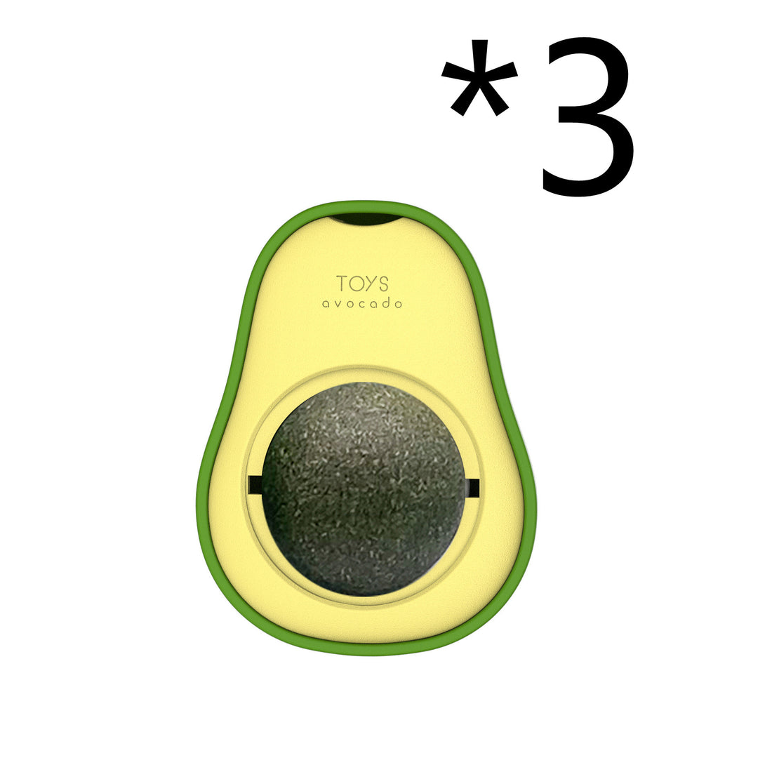 Giocattolo multifunzionale Catnip Menta Gatto Avocado Girevole a 360 gradi, autoriparante, per animali domestici