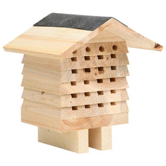 Bee Hotel Fir Solid Wood 22x20x20 cm