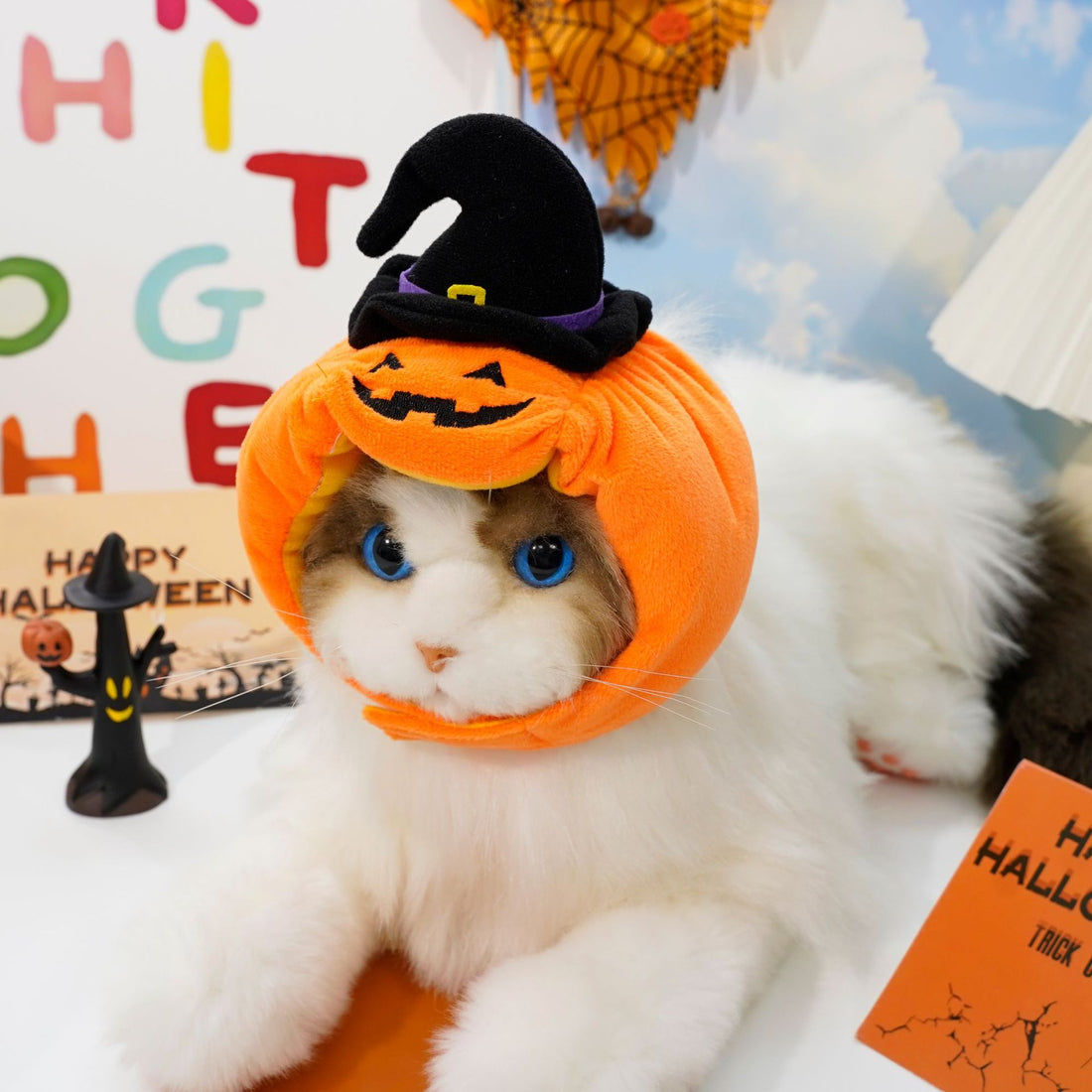 Gilet Zucca di Halloween per Cani Gatti Costume Festivo per Animali Domestici Imbracatura Divertente Abbigliamento di Ringraziamento Natale per Piccoli Animali