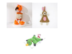 Gioco per Animali Domestici a Forma di Asino Giocattolo da Masticare in Corduroy per Cani Cuccioli con Squeak Morbido Osso di Peluche Gioco Molare per Cani Gioco per Addestramento Cani