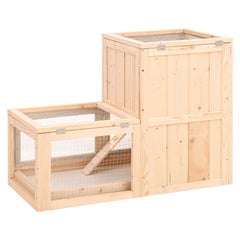 Hamster Cage 81x40x60 cm Solid Fir Wood
