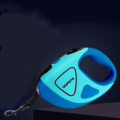 Guinzaglio Retrattile Automatico per Cani in Fibra con Luce LED Notturna di Sicurezza, Guinzaglio Allungabile Automatico per Cani, Articoli per Animali Domestici