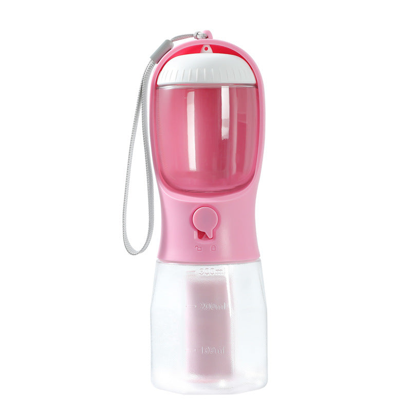 Tazza d'acqua per cani, cibo, sacchetto per immondizia, tre-in-uno, portatile, piccola, multi-funzionale, per animali domestici