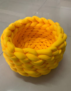 Cuccia per Gatti, Cuscino Morbido in Peluche Lungo, Tappeto Caldo per Animali Domestici, Carino Cuccia per Gatti, Letto Cesto Rotondo Soffice, Tocco Confortevole, Prodotti per Animali Domestici