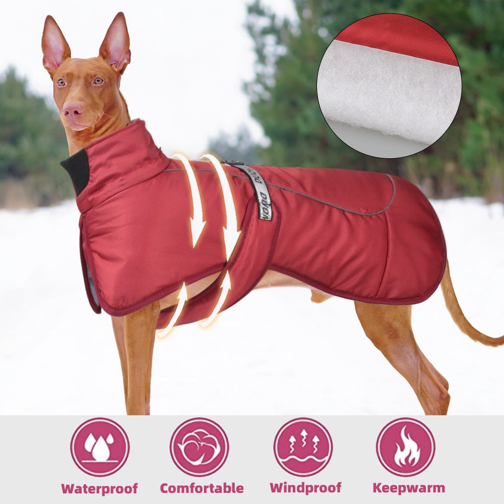 Nuovi Vestiti per Cani in Stile Mantello, Spessi e Caldi, per Mantenere l'Animale Domestico al Caldo, con Riflettente Termico, Forniture per Animali Domestici