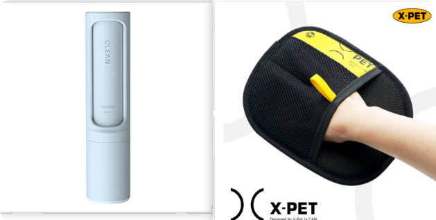2-1 Spazzola riutilizzabile per la rimozione dei peli di animali domestici, rullo levapelucchi portatile efficace, strumento autopulente per la rimozione di peli e polvere di gatti e cani