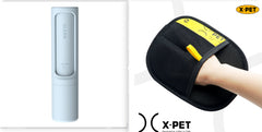 2-1 Spazzola riutilizzabile per la rimozione dei peli di animali domestici, rullo levapelucchi portatile efficace, strumento autopulente per la rimozione di peli e polvere di gatti e cani