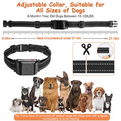 1 Set di Collare Addestramento Remoto per Cane con Recinto Wireless da 300 Metri, Ricevitore Impermeabile IPX6 con Modalità Bip Vibrazione Scossa da 0-9 Livelli, Sistema Trasmettitore Ricaricabile a 4 Canali