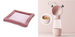 Tappetino Refrigerante per Animali Domestici, Letto per Cani Gatti Cuccioli Gattini, Tappetino Rinfrescante in Seta Ghiacciata Morbido per il Sonno Estivo Blu Traspirante