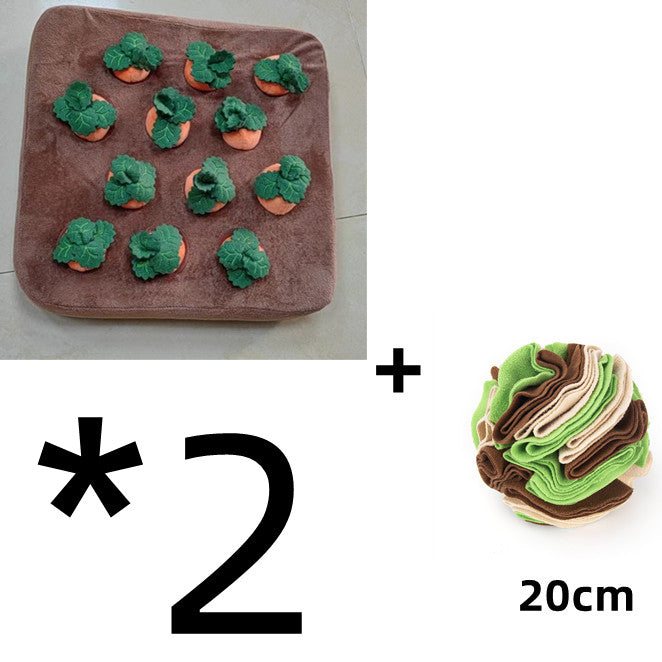 Giocattolo per cani da compagnia Carota Peluche Giocattolo da masticare vegetale per cani Tappeto annusatoio per cani e gatti Giocattolo da masticare resistente per cuccioli Accessori per cani