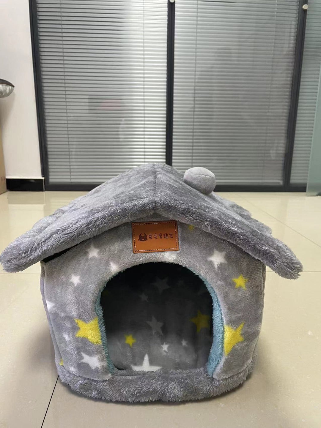 Cuccia Pieghevole per Cani Letto per Gatti Invernale Villa per Cani Cuccia Rimovibile Nido Caldo Grotta Chiusa Divano Forniture per Animali Domestici