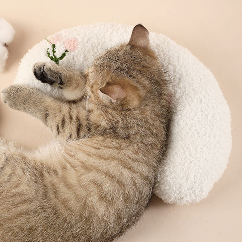 Cuscino per Cani Gatti Che Dormono Luna Cuscino Peluche Piccolo Cane