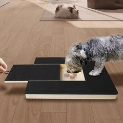 Pet Wooden Nail Scraper Board - Solid Wood Dog Nail File Grooming Tool For Natural Nail Trimming And Maintenance Toy Built-in Treat Box Dog Sandpaper Board Scratcher Pet Products