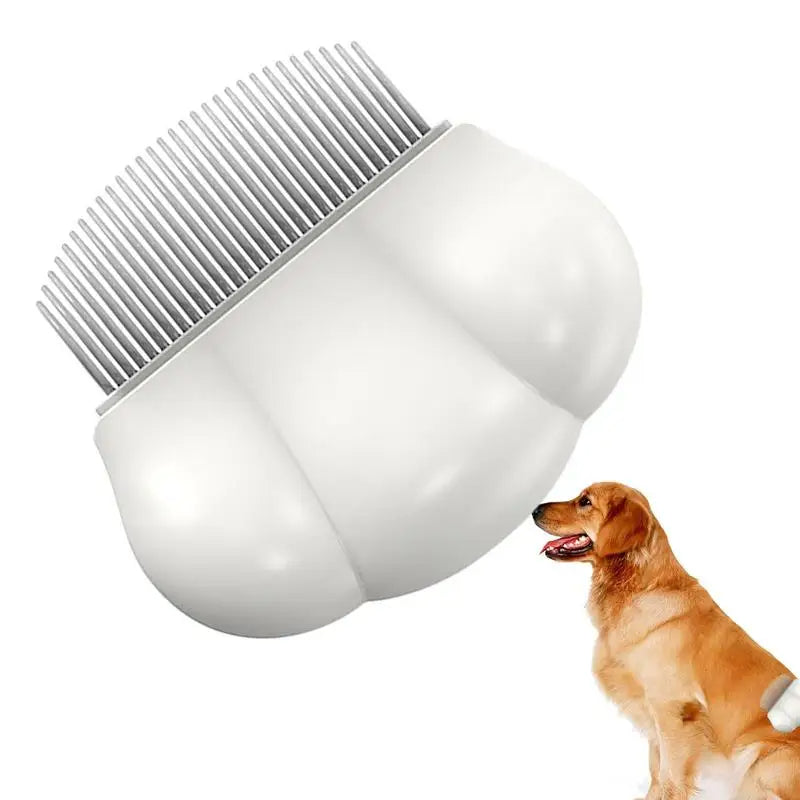 Pettine per toelettatura cani Pettine comodo per piccoli pidocchi e pulci universale Spazzola per muta Pettine a conchiglia Rimuove i nodi per cani conigli Prodotti per animali domestici