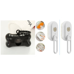 Spazzola a vapore per gatti Spazzola a vapore per cani 3 in 1 Spazzole elettriche spray per peli di gatti per massaggio Pettine per toelettatura animali Pettini per la rimozione dei peli Prodotti per animali domestici