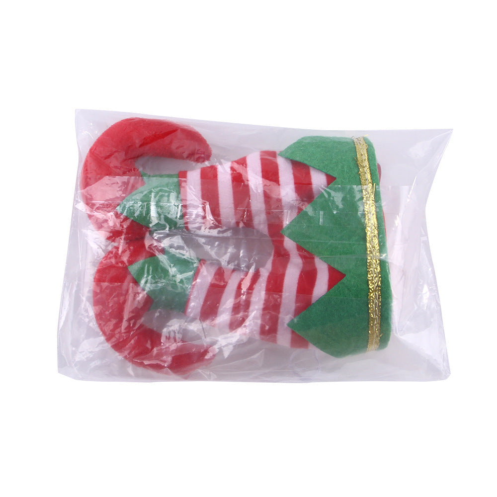 Cappello da Clown a Righe Divertente Natalizio per Animali Domestici Ornamenti per Cani Accessori Forniture