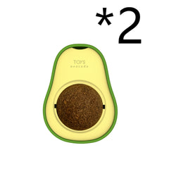 Giocattolo multifunzionale Catnip Menta Gatto Avocado Girevole a 360 gradi, autoriparante, per animali domestici