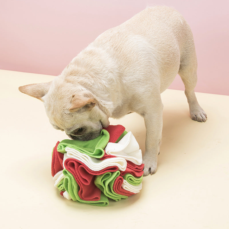 Coperta da Addestramento Olfattivo per Cani, Tappeto Gioco con Pallina Snuffle, Pad Staccabili, Giocattolo Rompicapo, Articoli per Animali Domestici per Cani e Gatti