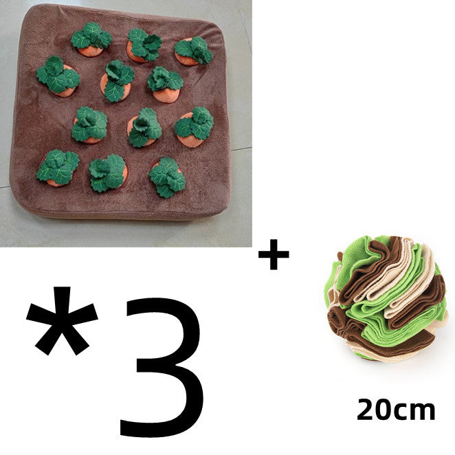Giocattolo per cani da compagnia Carota Peluche Giocattolo da masticare vegetale per cani Tappeto annusatoio per cani e gatti Giocattolo da masticare resistente per cuccioli Accessori per cani