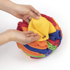 Coperta da Addestramento Olfattivo per Cani, Tappeto Gioco con Pallina Snuffle, Pad Staccabili, Giocattolo Rompicapo, Articoli per Animali Domestici per Cani e Gatti