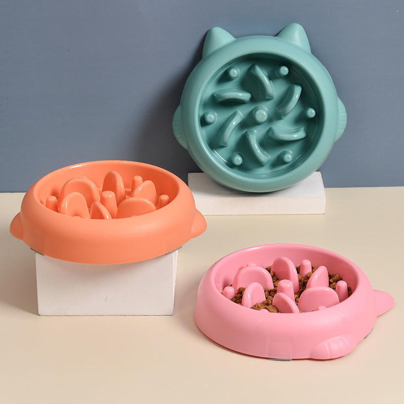 Ciotole per l'alimentazione lenta per cani e gatti, antisinghiozzo, piatto per l'alimentazione lenta, ciotola per mangiare per cani, ciotola anti-ingozzamento