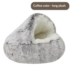 Cuccia per Gatti Semichiusa Quattro Stagioni Universale Guscio a Conchiglia Nido per Cuccioli Piccoli Forniture Invernali per Animali Domestici