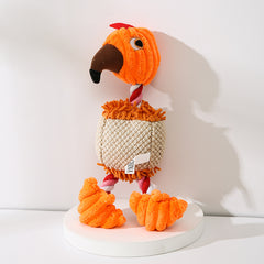 Gioco per Animali Domestici a Forma di Asino Giocattolo da Masticare in Corduroy per Cani Cuccioli con Squeak Morbido Osso di Peluche Gioco Molare per Cani Gioco per Addestramento Cani