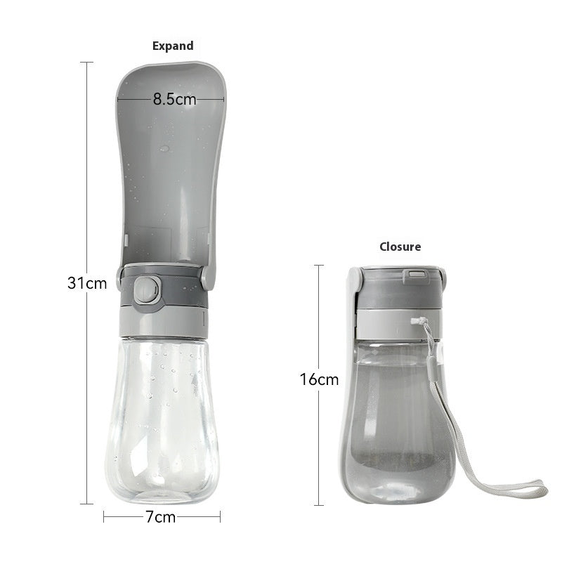 Tazza Portatile per Animali Domestici, Fontana d'Acqua Portatile per Gite