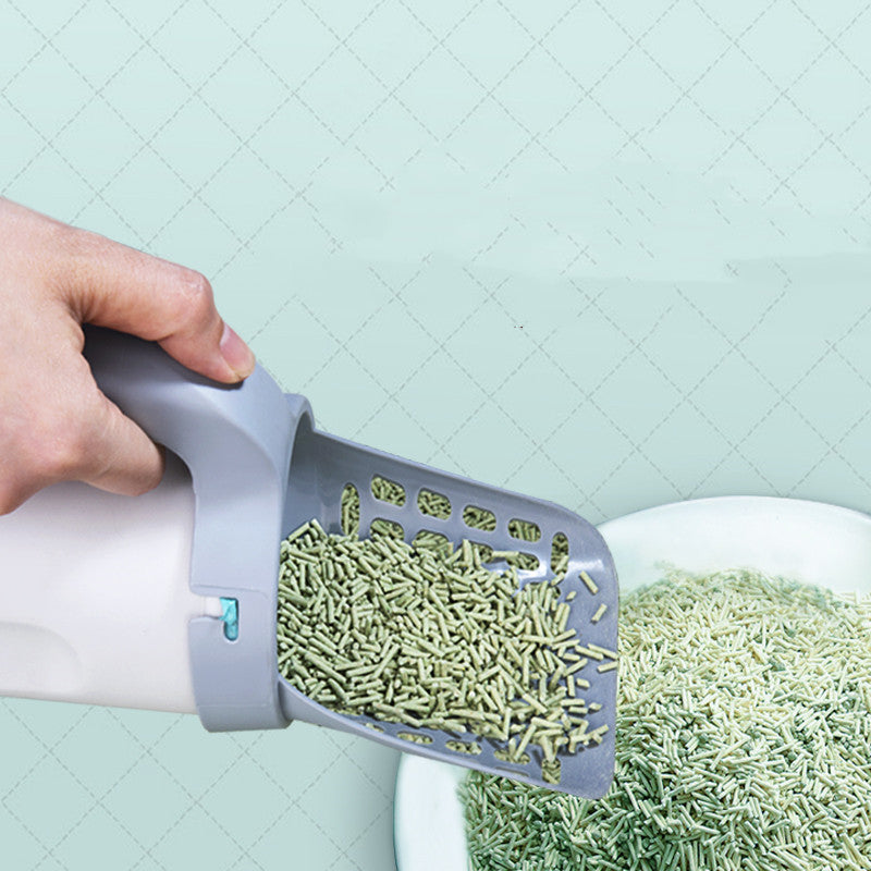 Set Paletta per Lettiera Integrata con Scatola Portaoggetti per Gatti Pigri